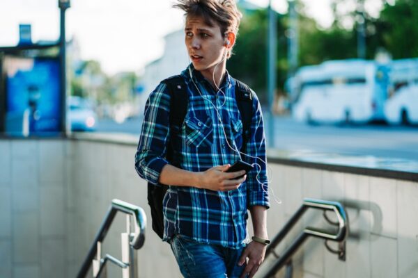 Photo plaid shirt