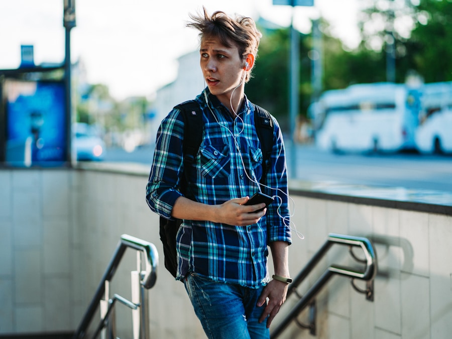 Photo plaid shirt