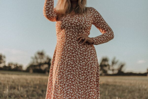Photo polka dot dress