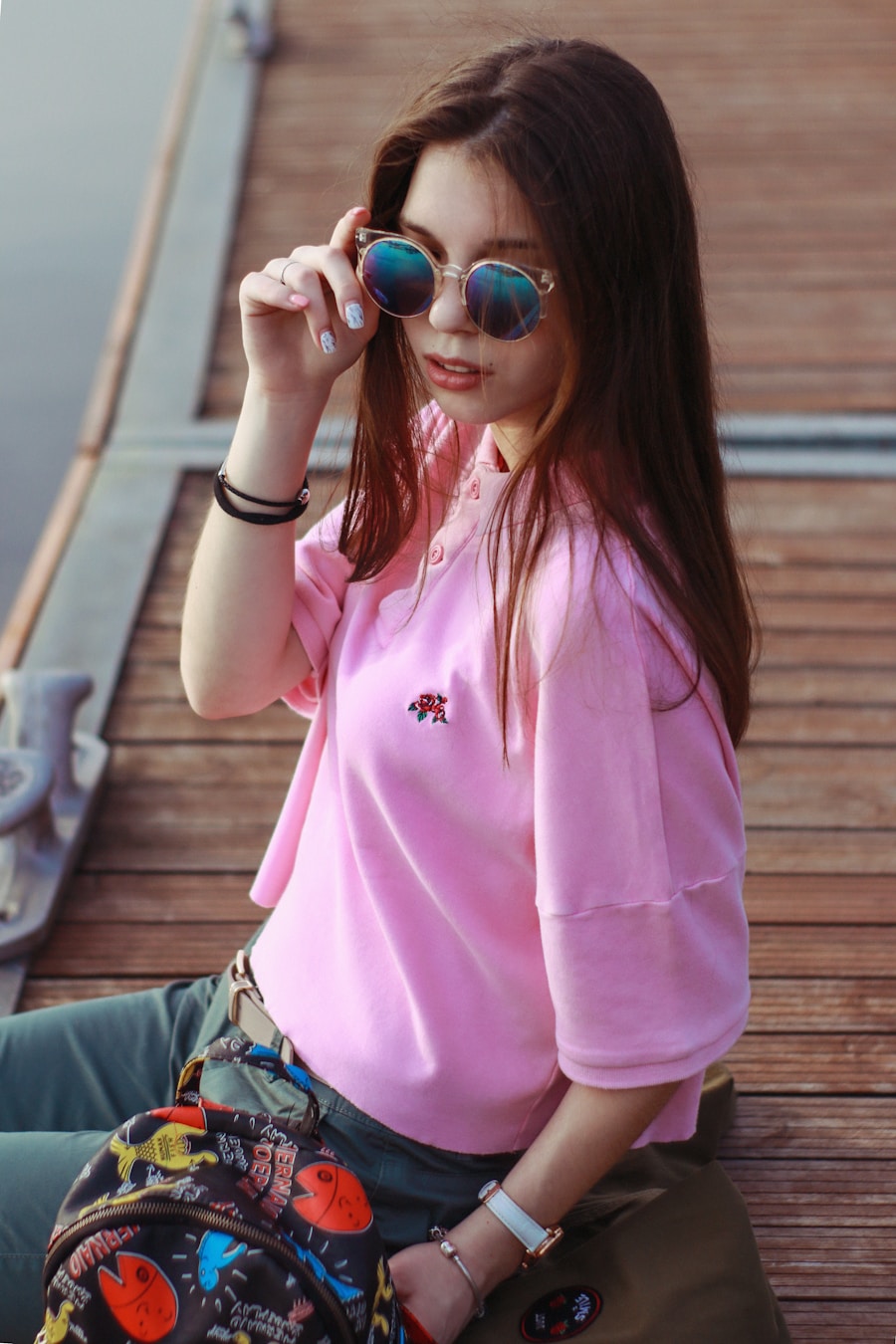 Photo pink shirt